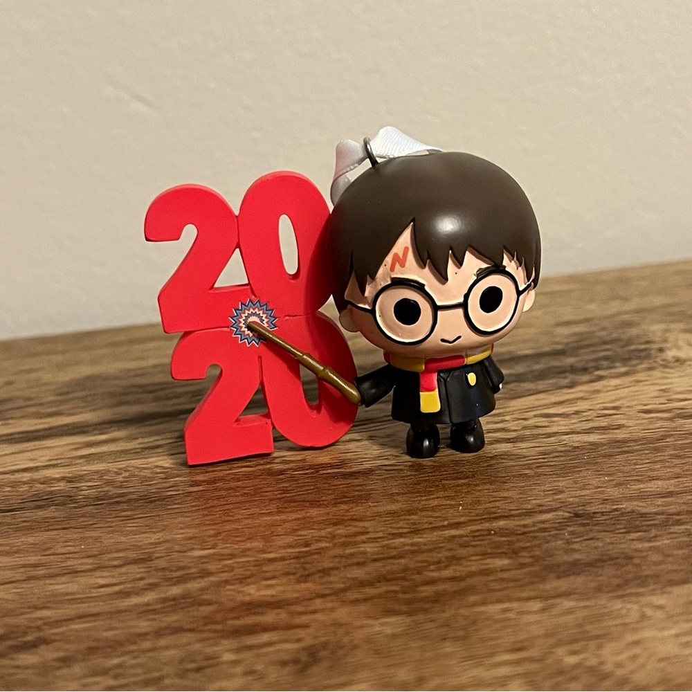 Harry Potter Christmas Ornament with Red 2020 Sign